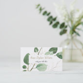 ユーカリ 名刺 (スタンド正面)