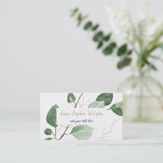 ユーカリ 名刺 (スタンド正面)