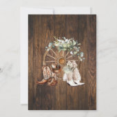 ユーカリ　完璧な抹茶ウエスタン 招待状 (裏面)