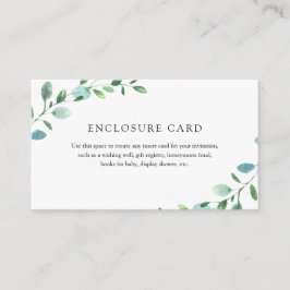 ユーカリ 封筒カード エンクロージャーカード