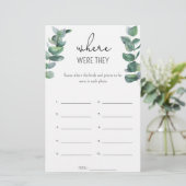 ユーカリ – 彼らはブライダルシャワーゲーム (スタンド正面)