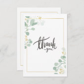 ユーカリ 感謝カード 招待状 (正面/裏面)