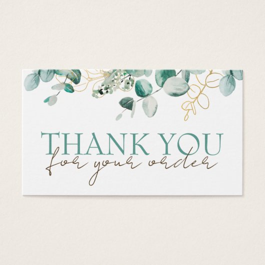 ユーカリ 感謝割引カード (正面)