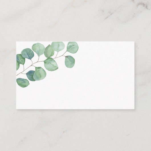 ユーカリ - 新婦が何個の栓を使ったゲームを推測して エンクロージャーカード (裏面)