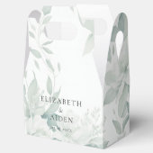 ユーカリ、明るい結婚の箱 フェイバーボックス (オープン)