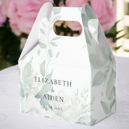 ユーカリ、明るい結婚の箱 フェイバーボックス