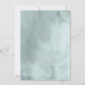 ユーカリ | 水彩のグリーンが美しい洗礼パーティー 招待状 (裏面)