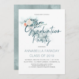 ユーカリ |水彩緑化卒業パーティー 招待状