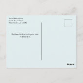 ユーカリ 水彩 タイプ 写真 ありがとう ポストカード (裏面)