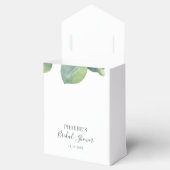 ユーカリ 水彩 ボタニカル ブライダル シャワー フェイバーボックス (オープン)