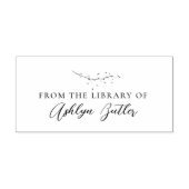 ユーカリ 自分の図書館からの本スタンプ ラバースタンプ (インプリント)