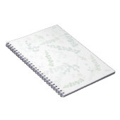 ユーカリ&赤面フローラパステル植物学 ノートブック (右側)