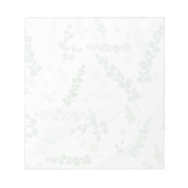 ユーカリ&赤面フローラ – パステル植物学 ノートパッド