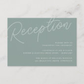 ユーカリ |透かし結婚披露宴 エンクロージャーカード (正面)