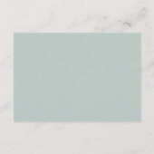 ユーカリ |透かし結婚披露宴 エンクロージャーカード (裏面)