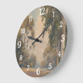 ユーカリ(1922) – 繊細な水彩植物学 ラージ壁時計 (傾斜)