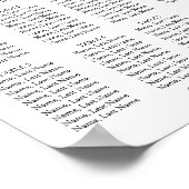 ユーカリ 8 テーブル 席次表 ポスター 看板 (角)