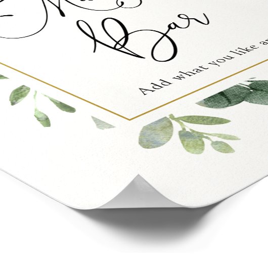 ユーカリ Bloody Mary バーサイン ポスター (角)