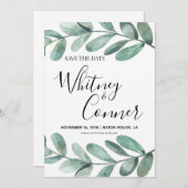 ユーカリ Save the Date セーブザデート (正面/裏面)