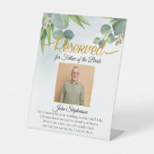 ユーカリA救シート写真の結婚記念碑 台座サイン (正面)