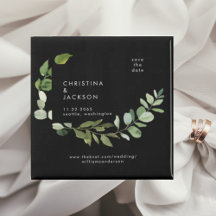 ユーカリB/W結婚スクエア日付を保存