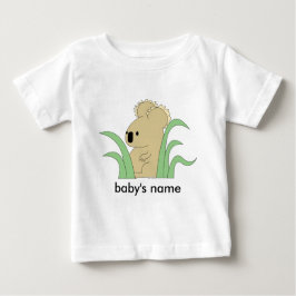 ユーカリl/sのTシャツの幼児コアラ ベビーTシャツ
