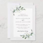 ユーカリQRコード結婚すべて 招待状 (正面)