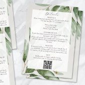 ユーカリQRコード結婚の詳細 エンクロージャーカード