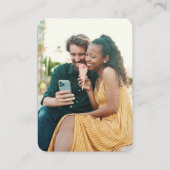 ユーカリQRコードRSVPのエンクロー結婚ションカード エンクロージャーカード (裏面)