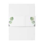 ユーカルピタス金ゴールドグリッター 招待状ベリーバンド (裏面例)