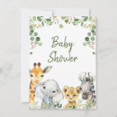 ユーカ男女兼用リサファリ・ベビーシャワー  招待状 (裏面)