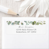 ユーカ素朴リ・グリーンリー・デュオ4差出人住所 ラベル (インサイチュ)