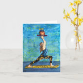 ユーガの誕生日カードに面白いジョークが入っています カード (黄色い花)