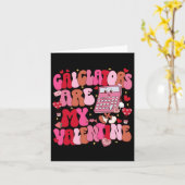 ユークの電卓は私のバレンタイン数学の先生 カード (黄色い花)