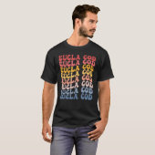 ユークラコッド グルービー レトロ 魚 Tシャツ (正面フル)