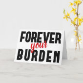 ユークリックで皮肉なバレンタインの挨拶 カード (黄色い花)