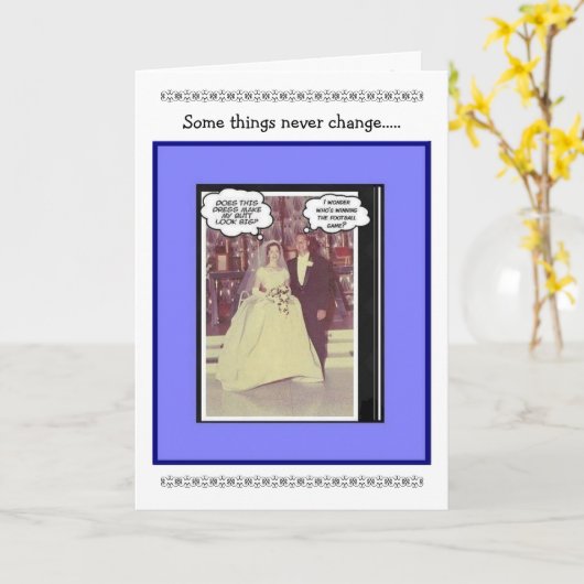 ユークリッドな結婚記念日 - ヴィンテージ カード (黄色い花)