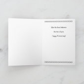 ユークリッドな結婚記念日 - ヴィンテージ カード (内部)