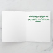 ユークリッド北欧トナカイのパターン カード (内部)