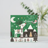 ユークリッド北欧トナカイ柄 カード (スタンド正面)