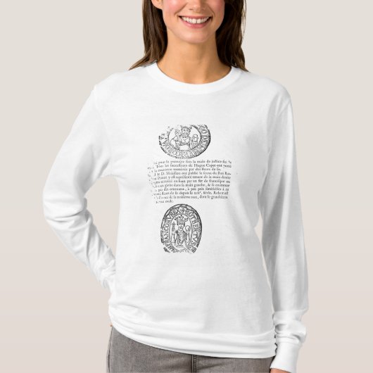 ユーグCapetおよびロバートのシールII敬虔の Tシャツ (正面)