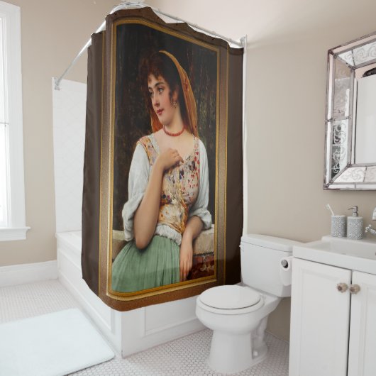 ユーゲン・フォン・ブラスによる献身的な美しい シャワーカーテン (インサイチュ)