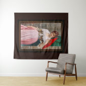 ユーゲン・フォン・ブラスの赤い扇子を持った若い女性 タペストリー (インサイチュ(横))