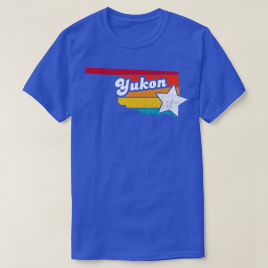 ユーコンオクラホマヴィンテージ動揺して土産2 Tシャツ (デザイン正面)