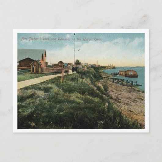 ユーコンリバー1910ヴィンテージ ポストカード (正面)