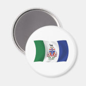 ユーコン国旗の磁石 マグネット (正面/裏面)