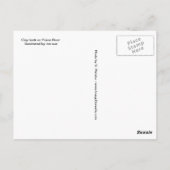 ユーコン川クレイバンク ポストカード (裏面)