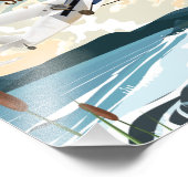 ユーコン川USAカナダ旅行ポスター フォトプリント            (角)