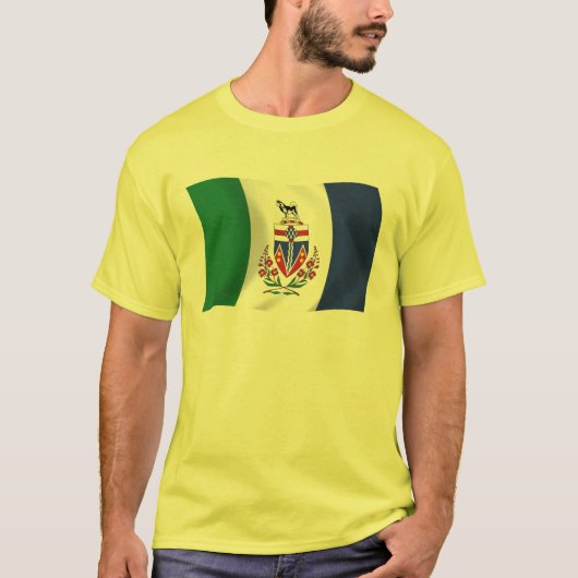ユーコン州の旗シャツ Tシャツ (正面)