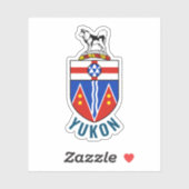 ユーコン州旗 – カナダ シール (シート)